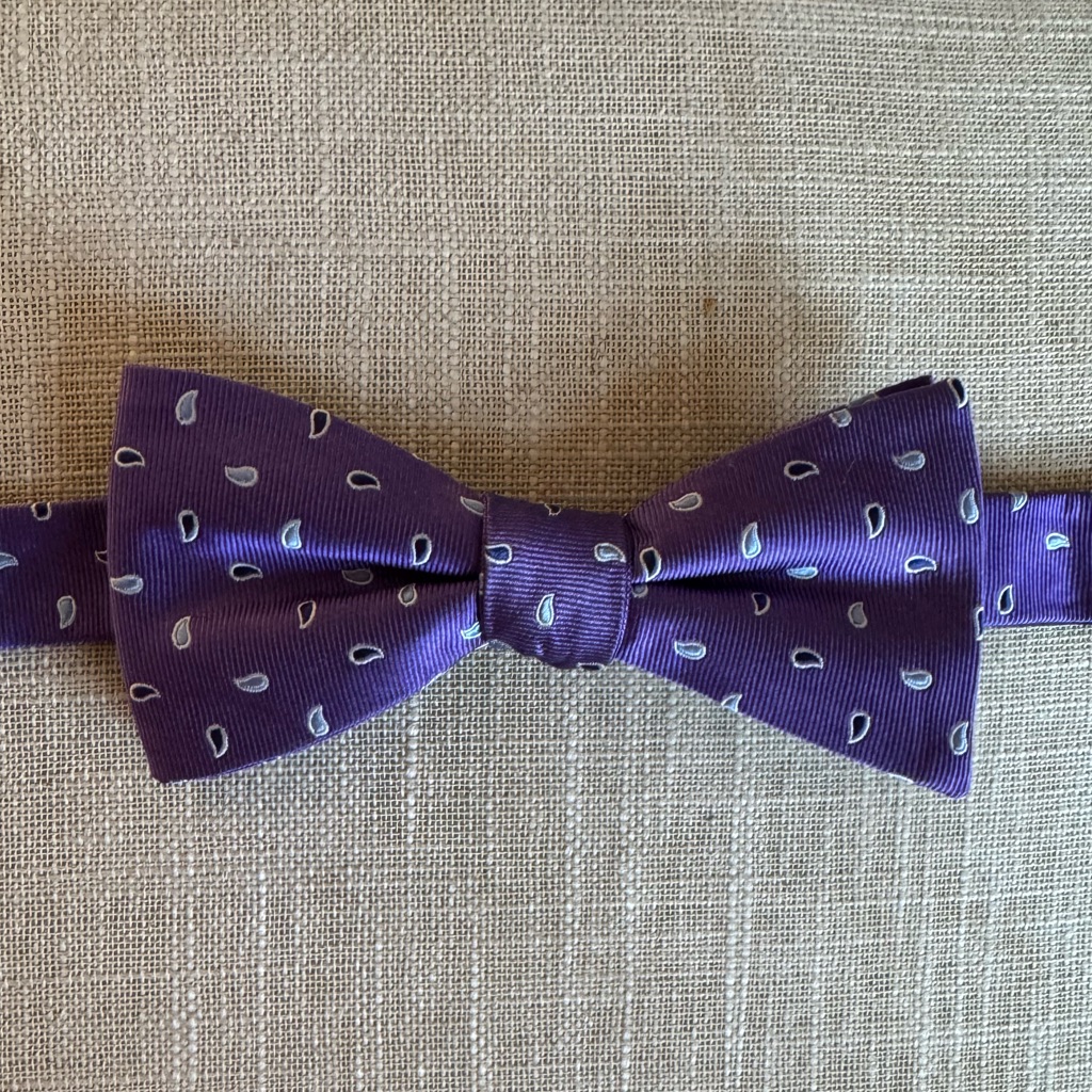 Jos A. Bank Purple Bow Tie